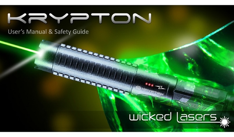 Wicked lasers S3 Krypton Series Users manual and laser safety guide