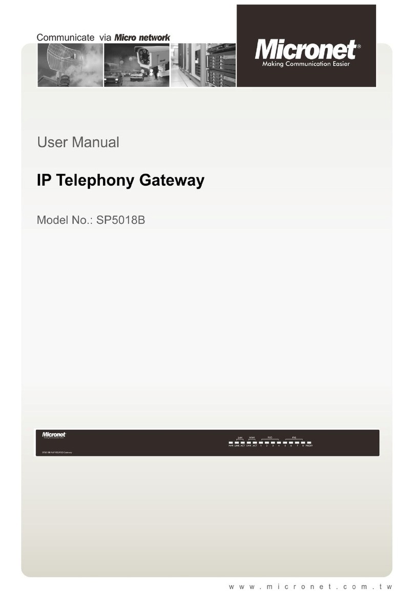 MicroNet SP5018B user manual