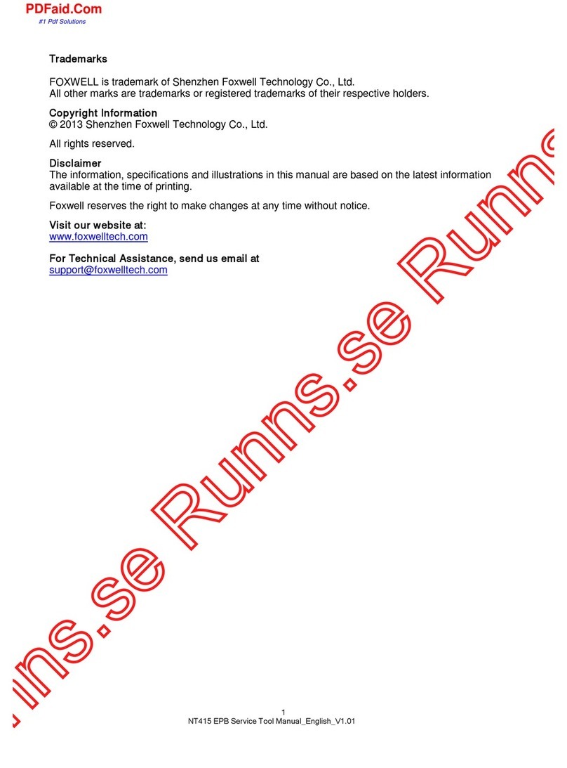 Foxwell NT415 User manual