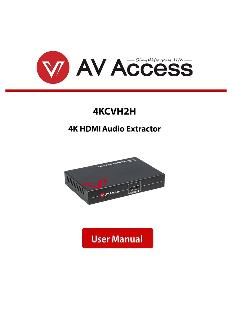 AV Access 4KCVH2H User manual
