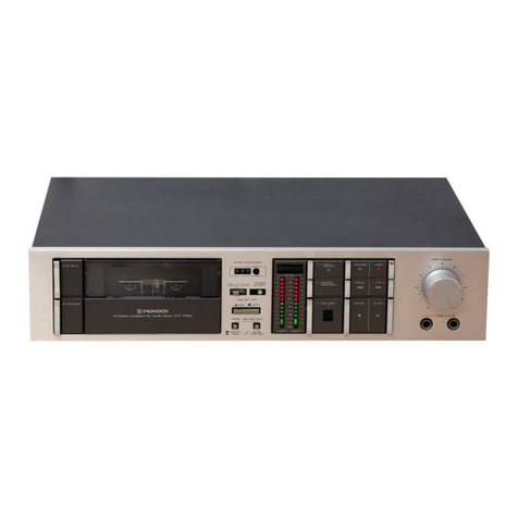 Pioneer CT-740 User manual Pioneer CT-740 User manual