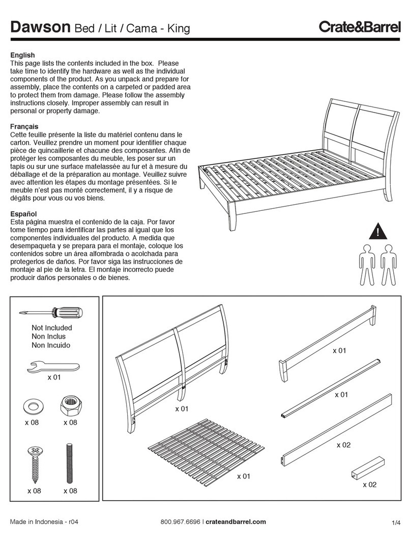 Crate&Barrel Dawson User manual
