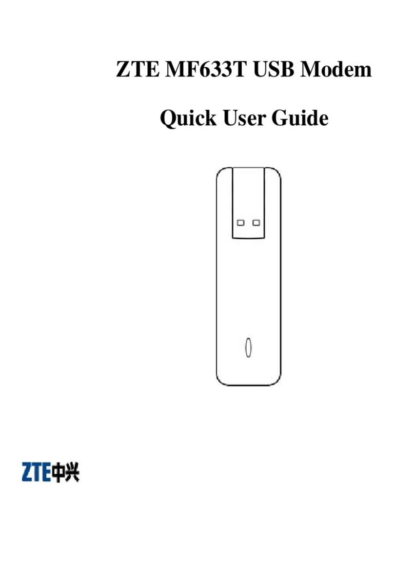 Zte MF633T Quick user guide