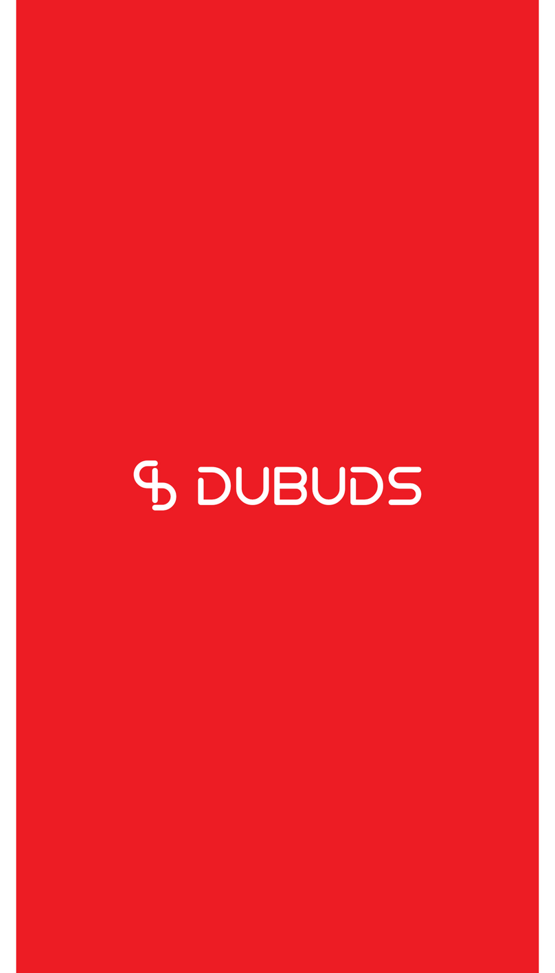 DUBUDS DEB-20-TW user manual