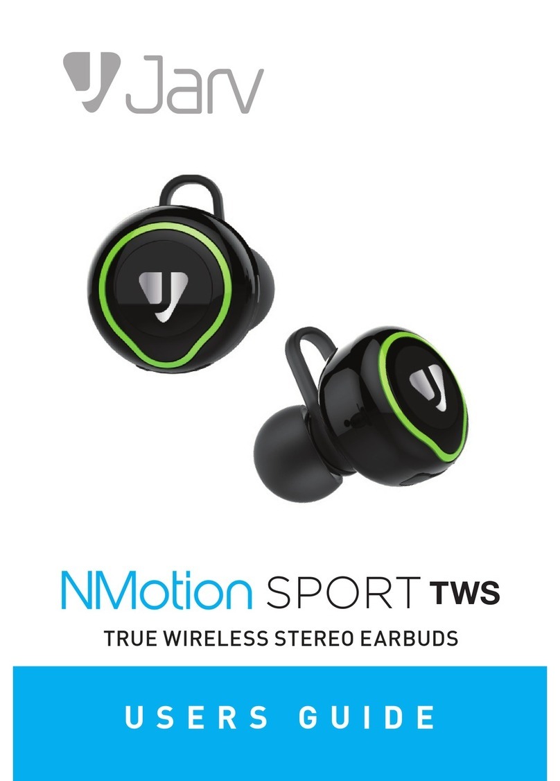 Jarv NMotion SPORT TWS user guide