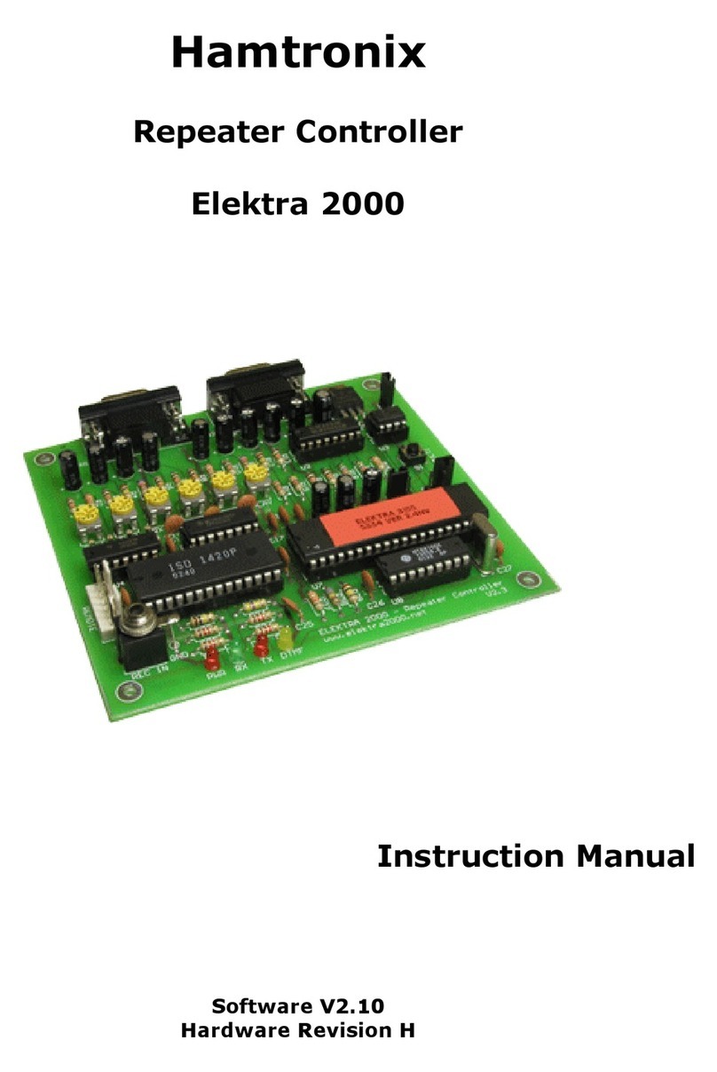 Hamtronix Elektra 2000 instruction manual