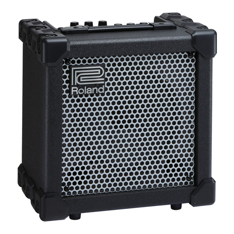 Roland CUBE-15XL Operating and maintenance manual Roland CUBE-15XL Operating and maintenance manual