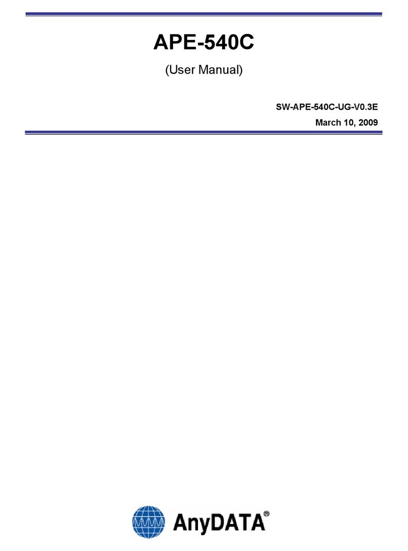 AnyDATA APE-540C user manual