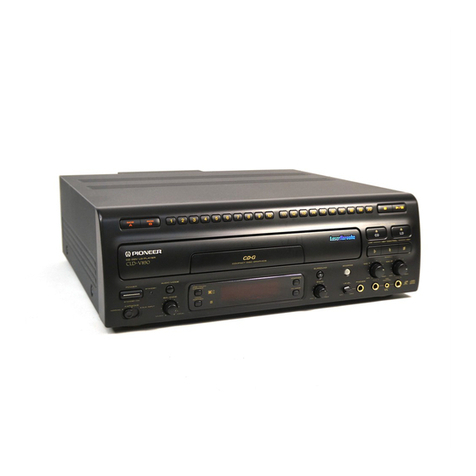 Pioneer cld-v850 User manual