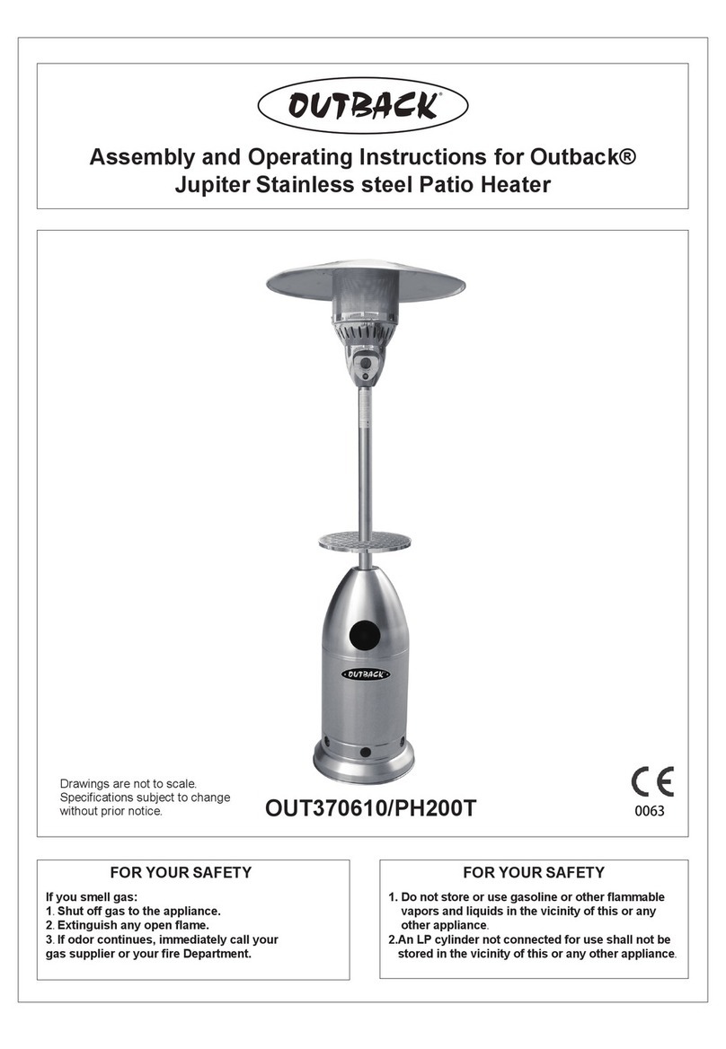 Outback OUT370610/PH200T Assembly and operating instructions