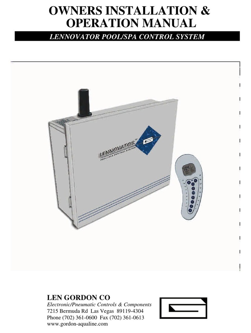 Len Gordon Lennovator Owner's installation & operations manual Len Gordon Lennovator Owner's installation & operations manual