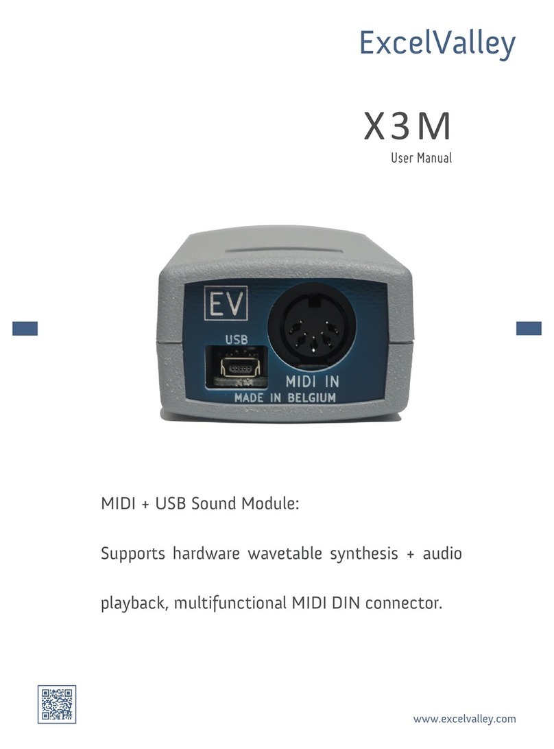 ExcelValley X3M user manual