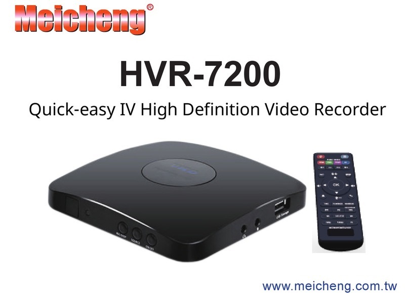 Meicheng HVR-7200 user manual