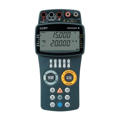 YOKOGAWA CA150 user manual