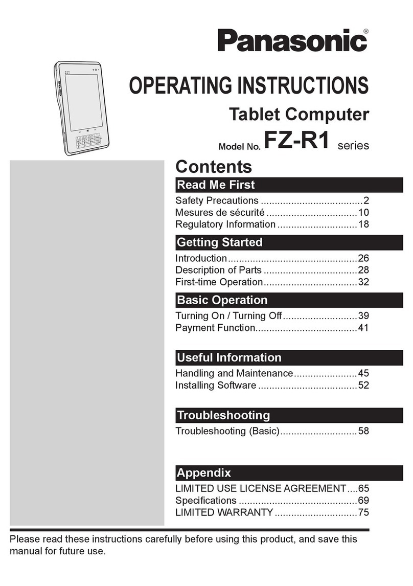 Panasonic FZ-R1 series User manual