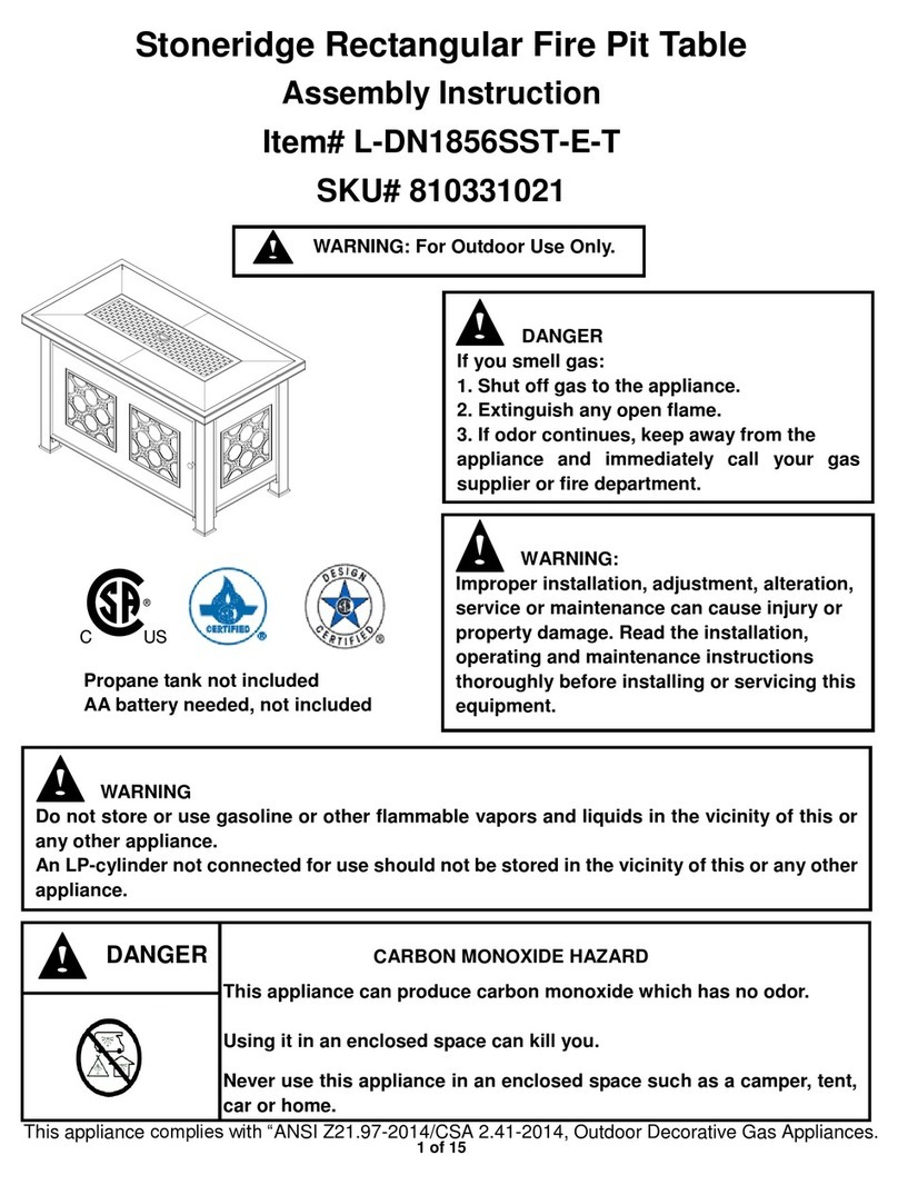 Sunjoy L-DN1856SST-E-T User manual