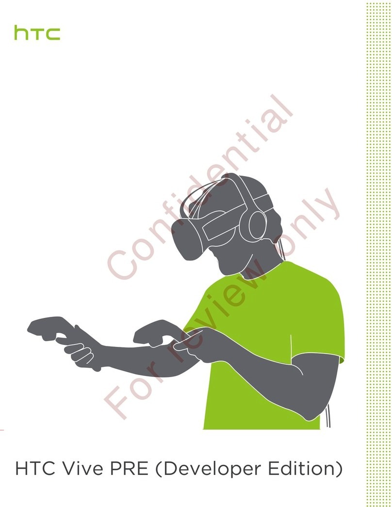 HTC Vive Pre User manual