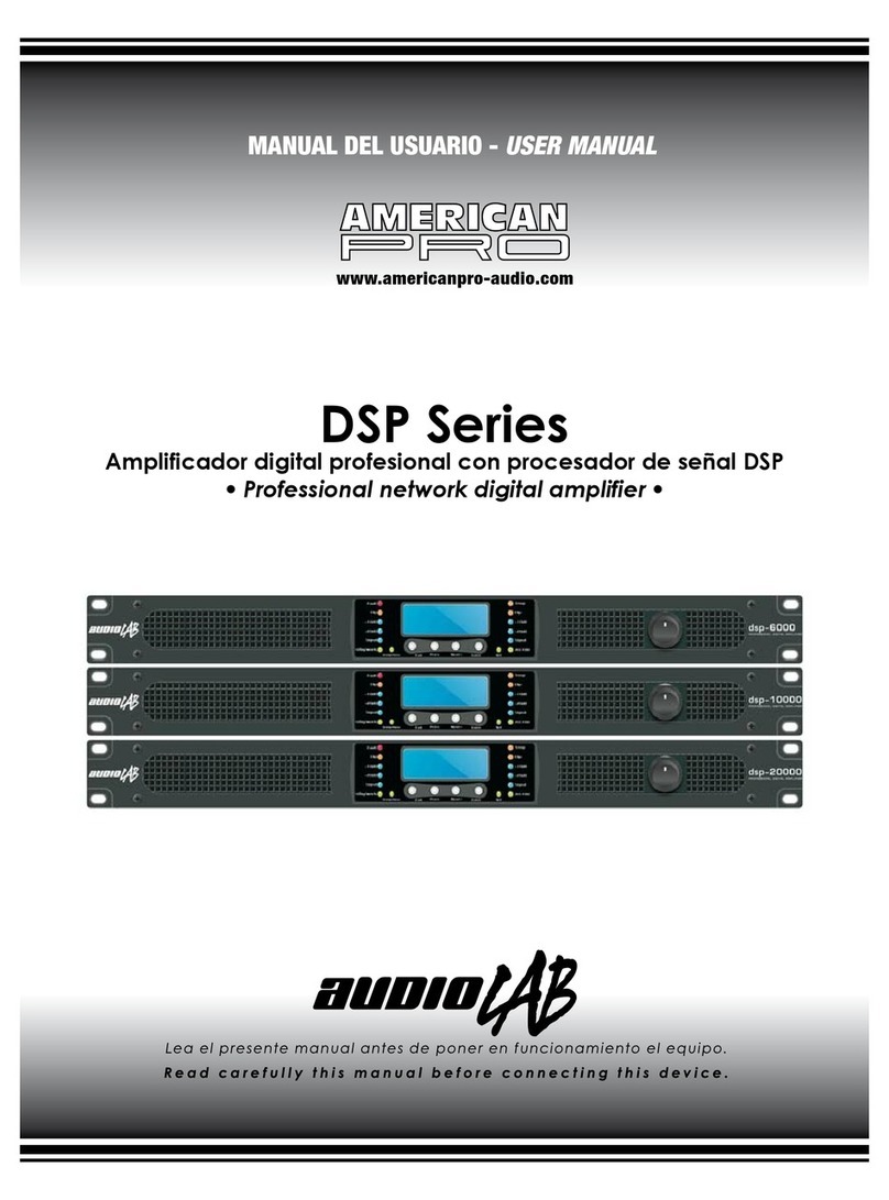 American Pro dsp-6000 user manual