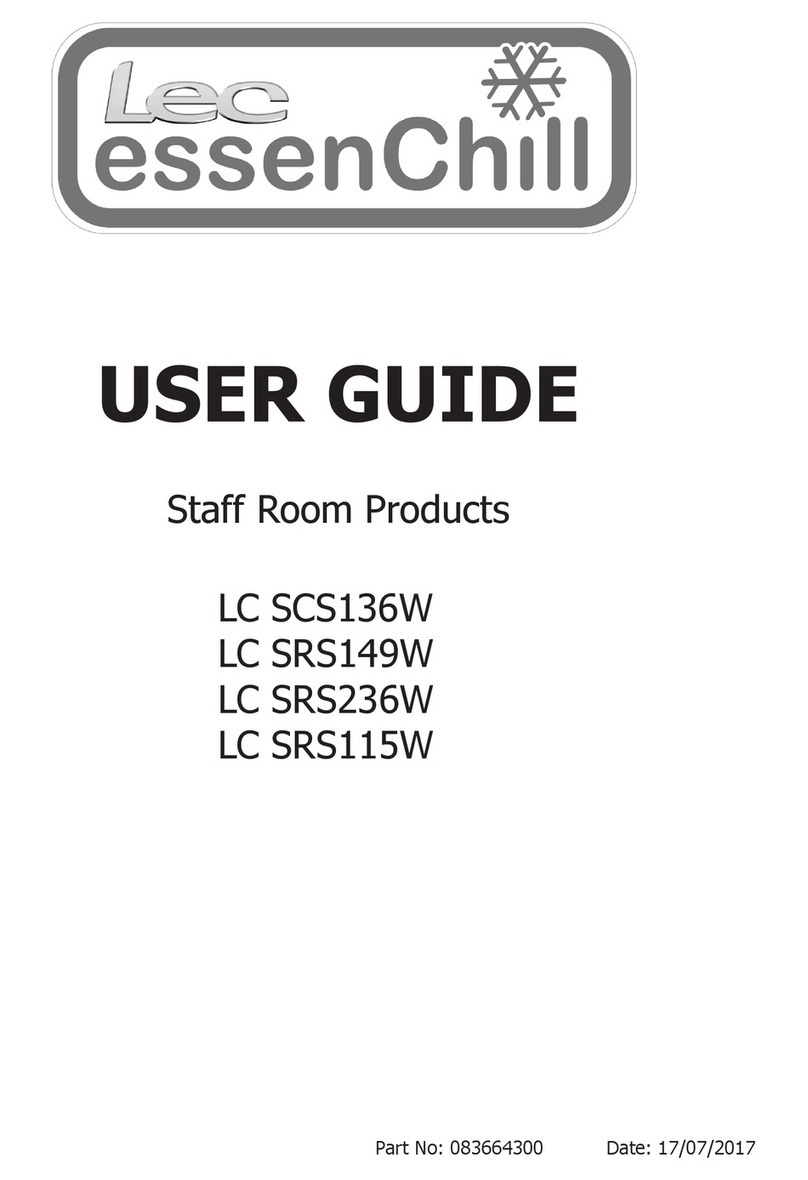 Lec essenChill LC SCS136W user guide