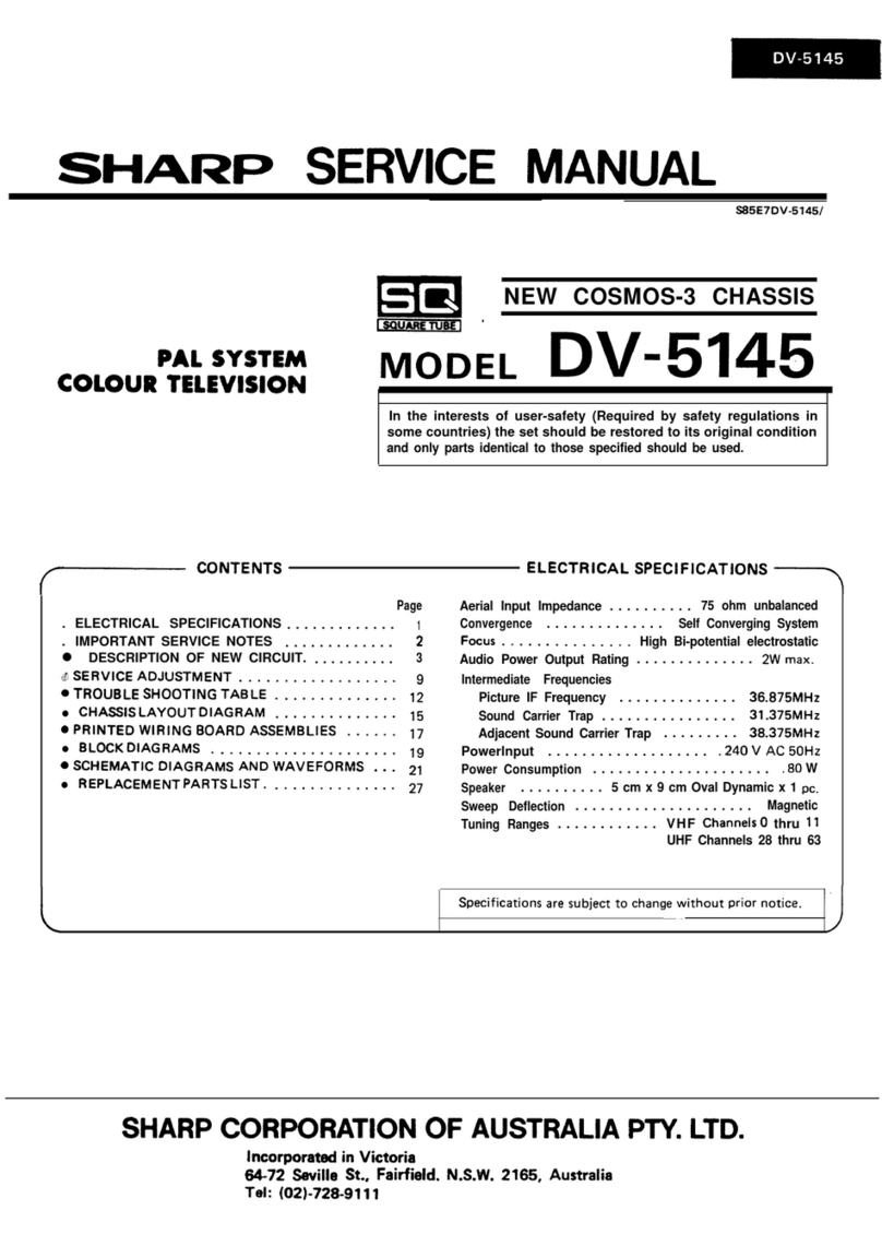 Sharp DV-5145 User manual
