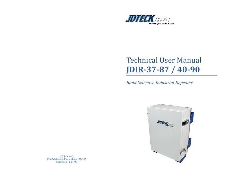 JDTECK JDIR-37-87 Technical  user's manual