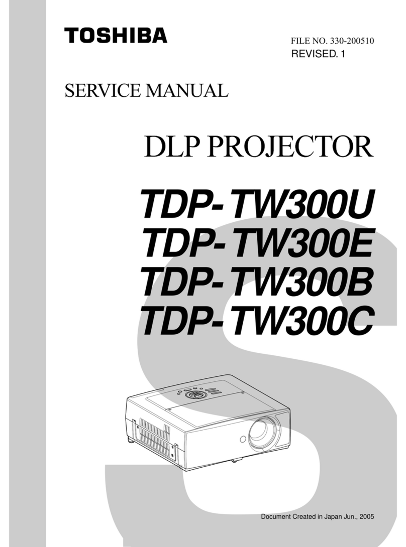 Toshiba TDP-TW300U User manual