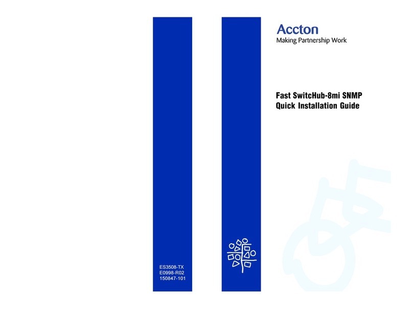 Accton Technology ES3508-TX User manual Accton Technology ES3508-TX User manual