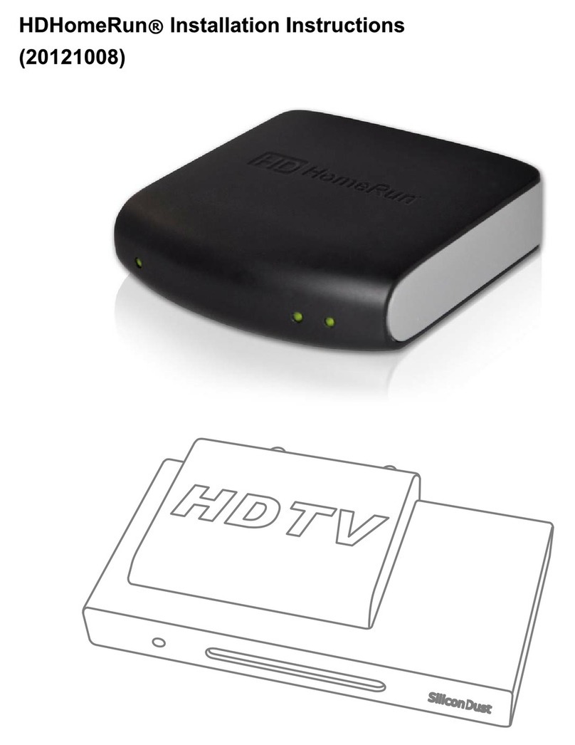 HDHomeRun 20121008 User manual