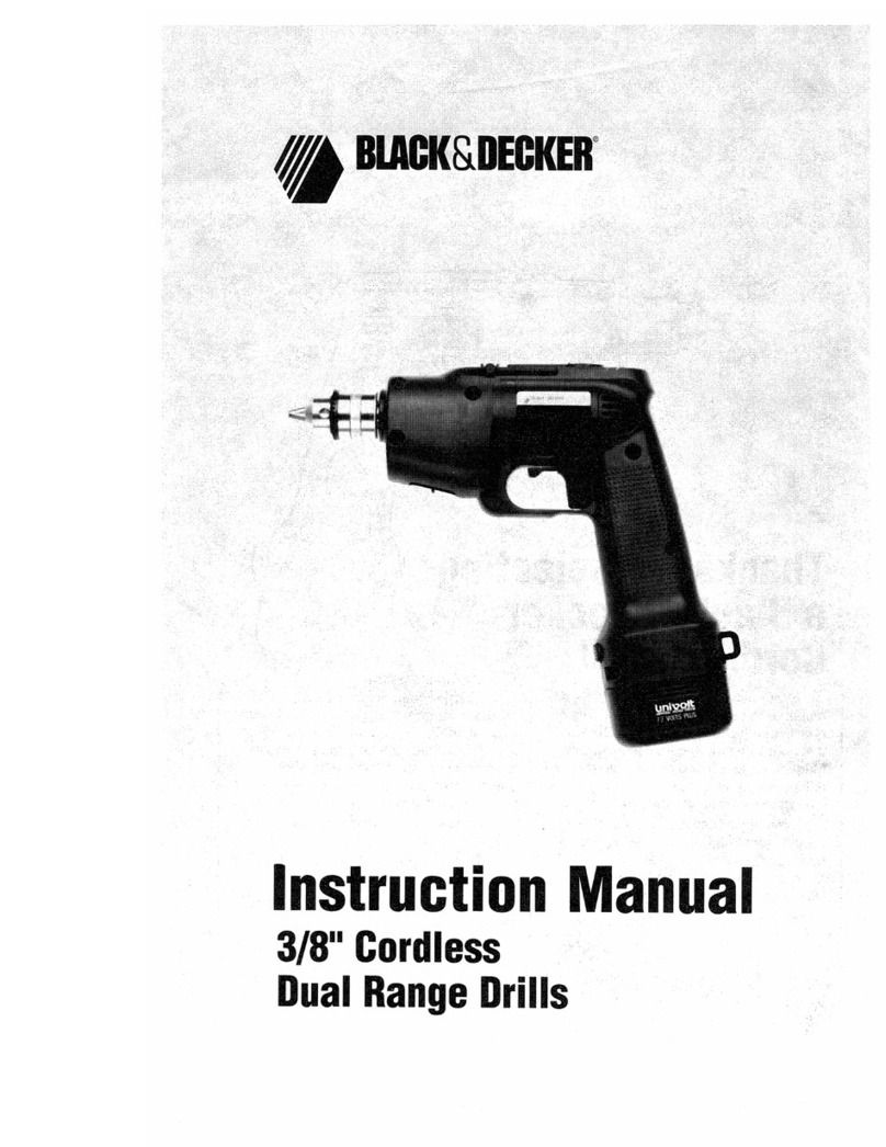 Black & Decker 1922 instruction manual