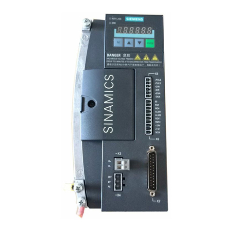 Siemens sinamics V60 CPM60.1 user manual