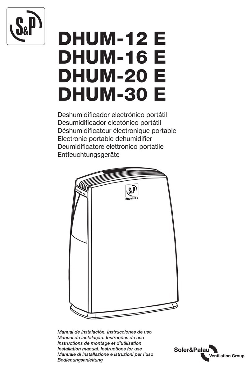 S&P DHUM-12 E installation manual