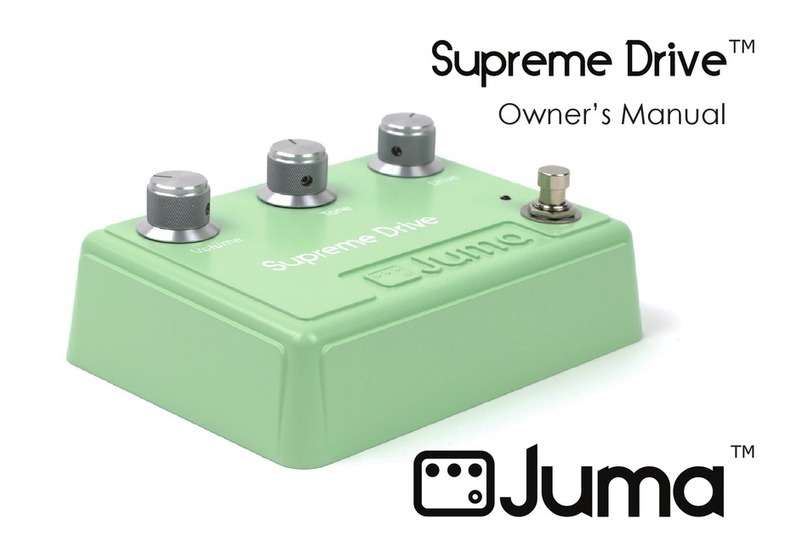 JUMA Supreme Drive owner's manual