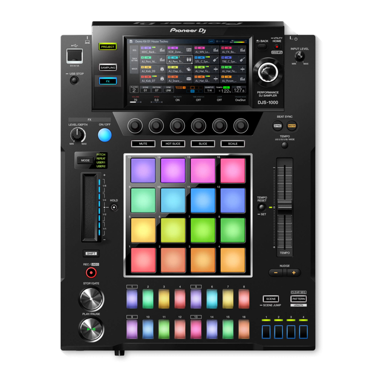 PIONEER DJ DJS-1000 operating instructions