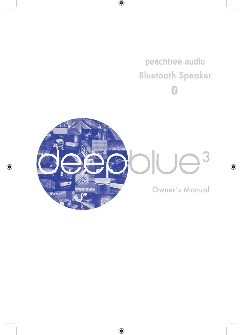 Peachtree Audio deepblue3 owner's manual