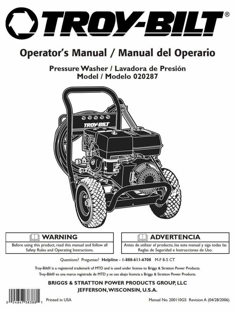 Troy-Bilt 20287 Operator's manual
