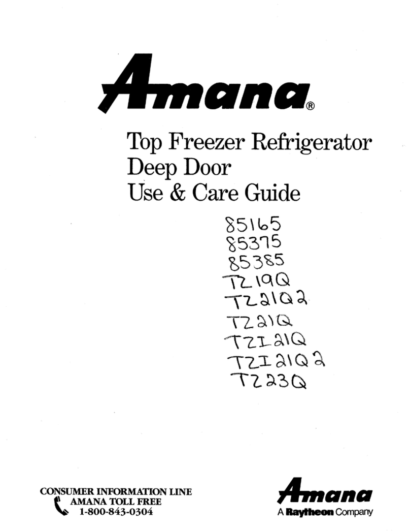 Amana 85165 Use & care guide