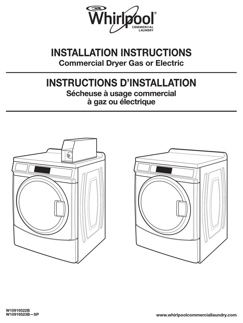 Whirlpool W10919522B User manual