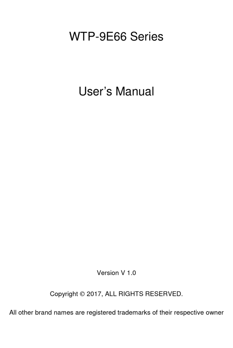 Wincomm WTP-9E66-15 User manual