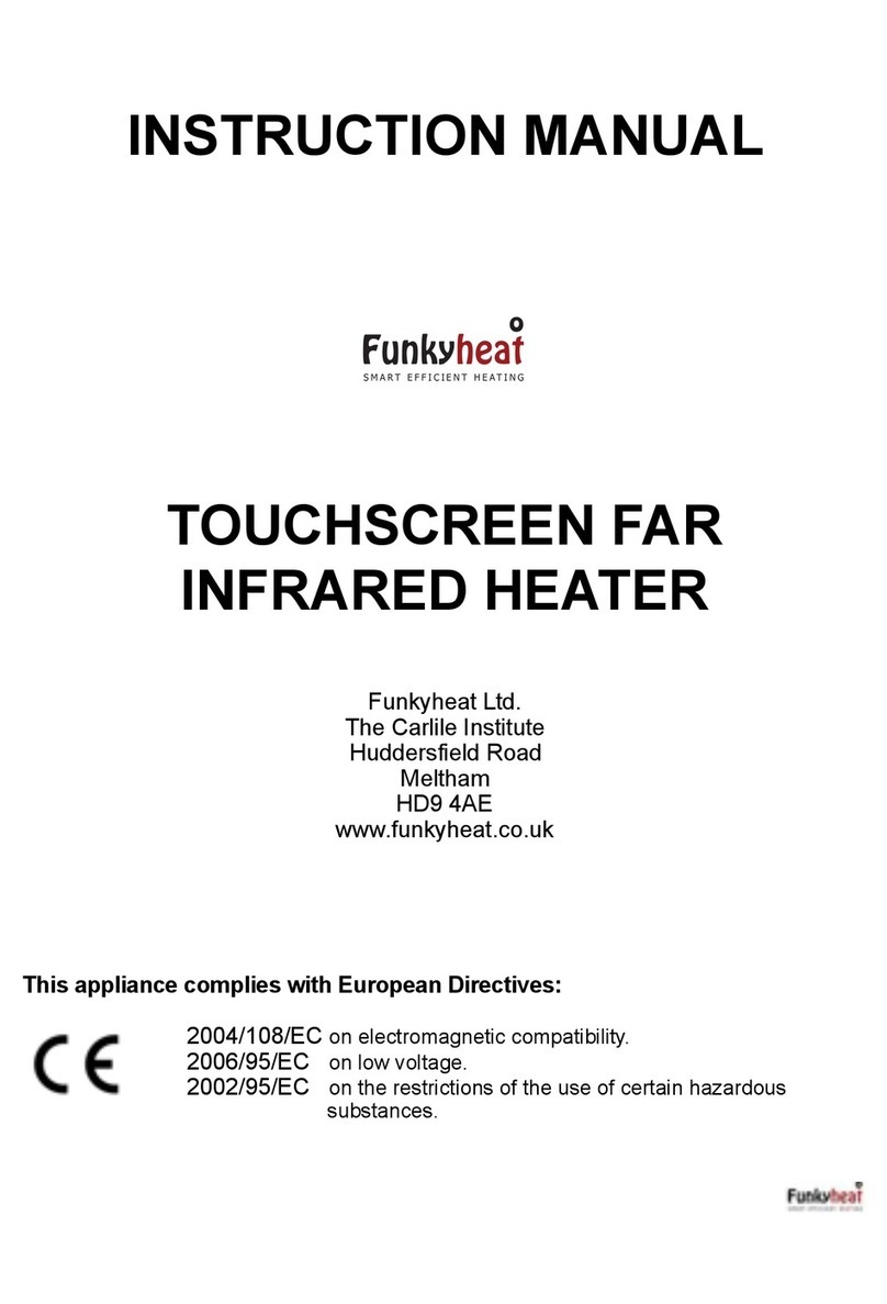 Funkyheat Touchscreen series instruction manual