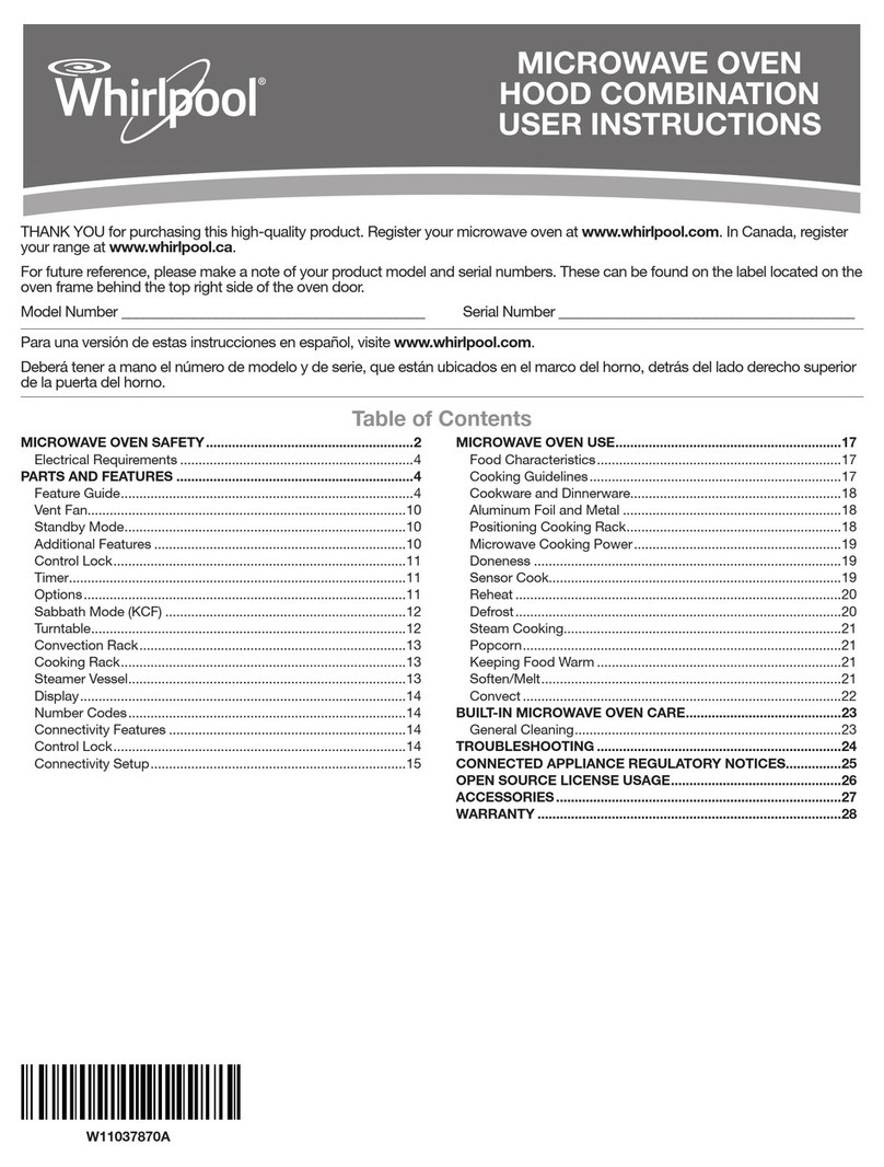Whirlpool RED78109X User manual