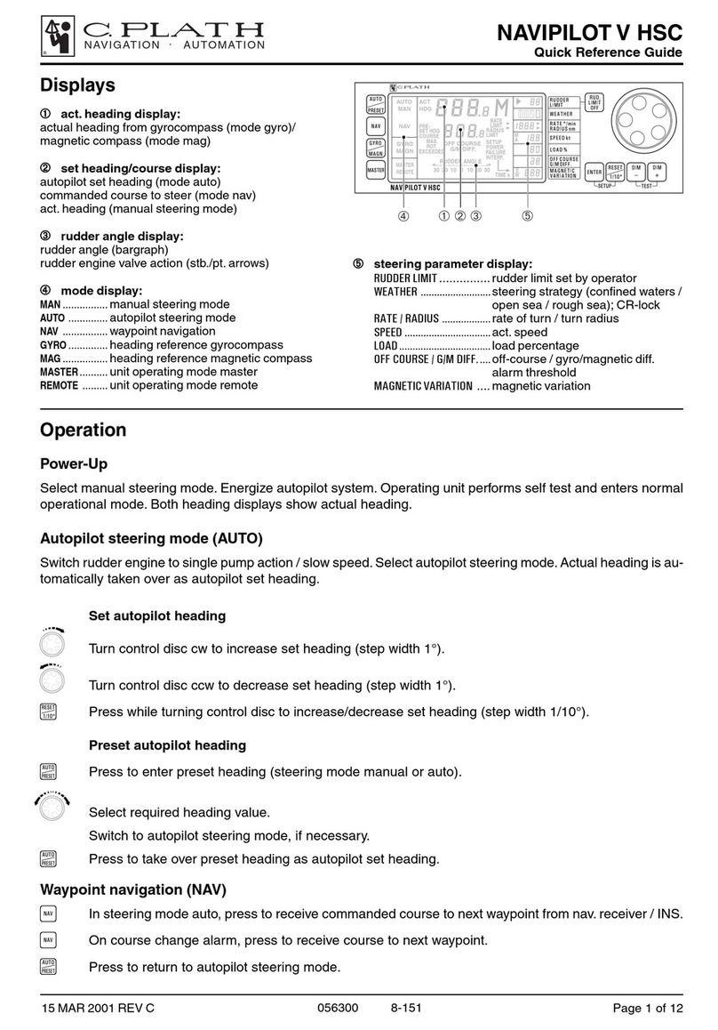 C.Plath navipilot V HSC User manual