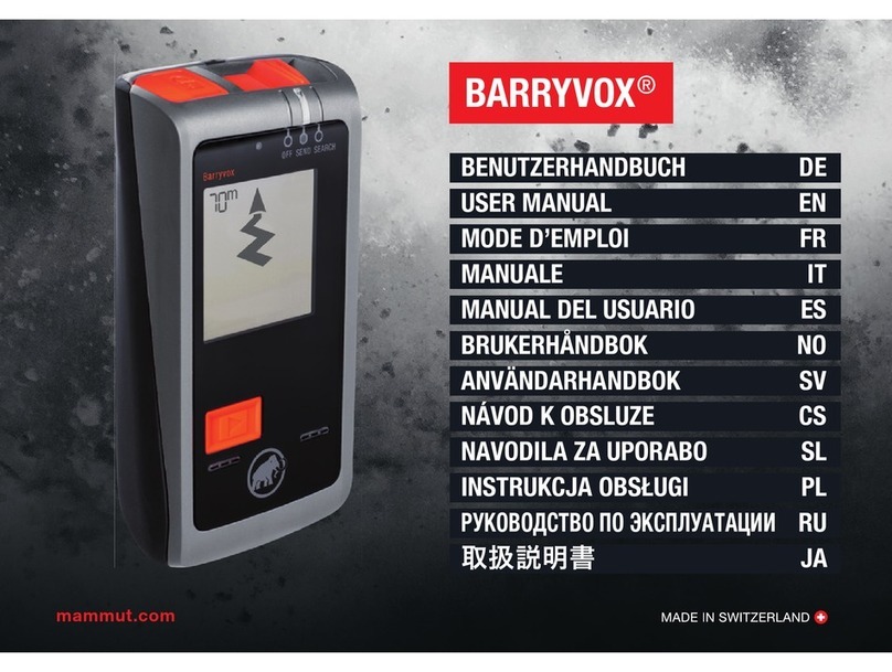 Mammut BARRYVOX User manual