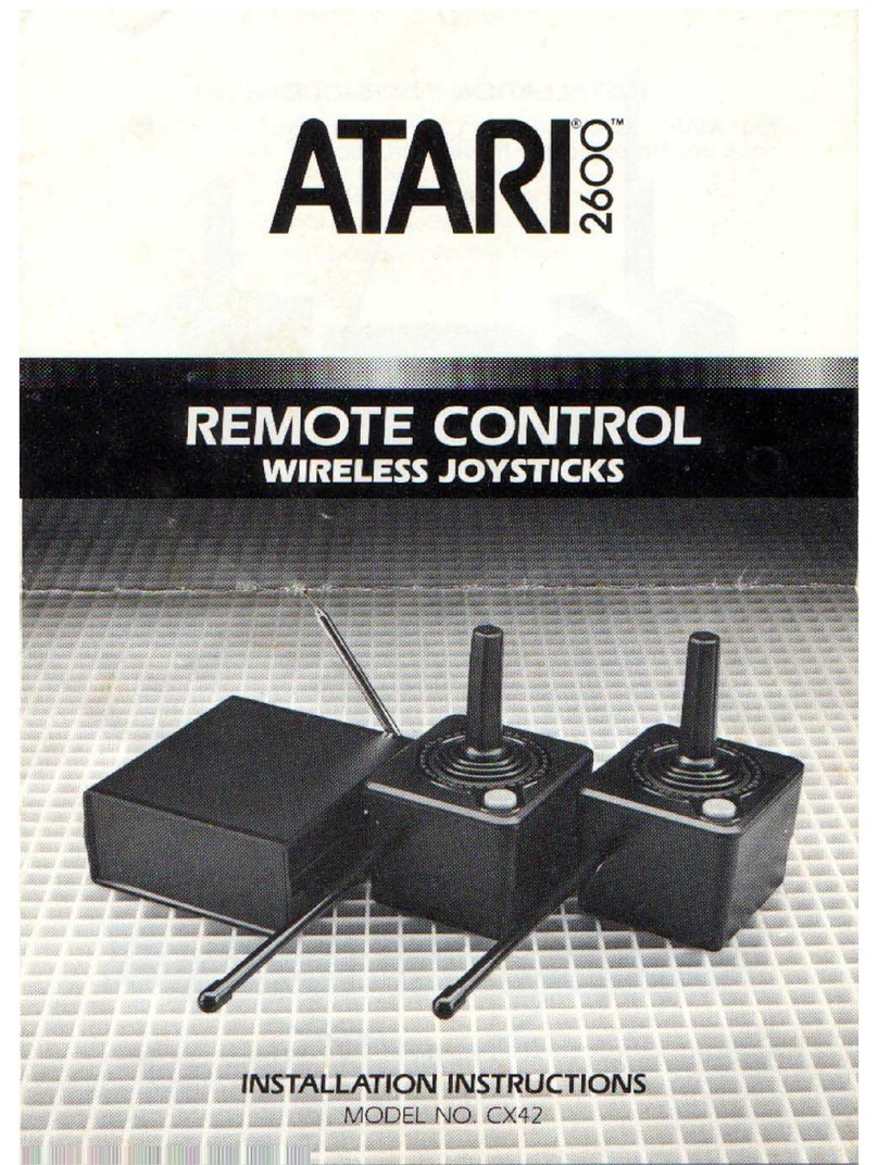 Atari 2600 CX42 installation instructions