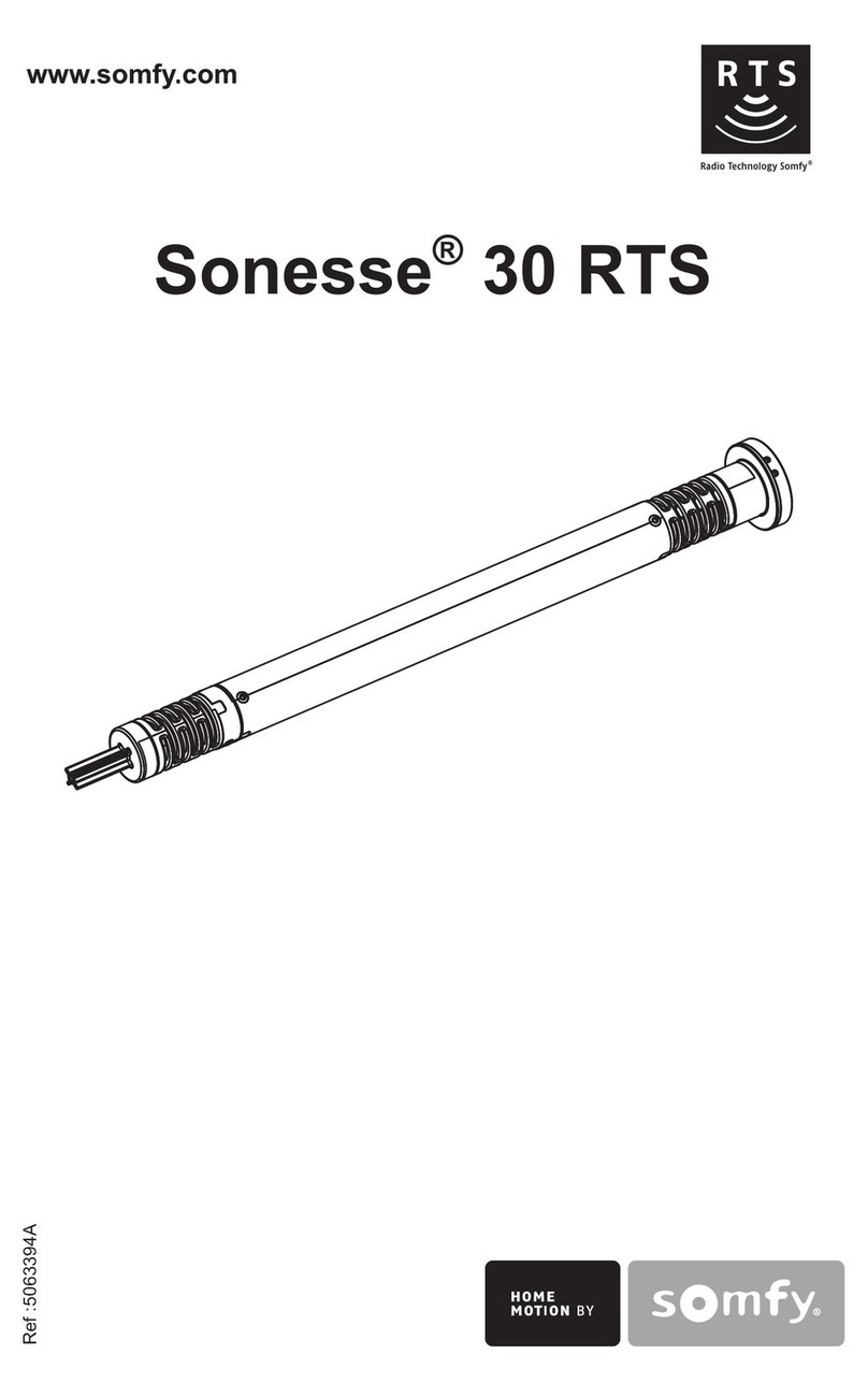SOMFY sonesse 30 rts User manual