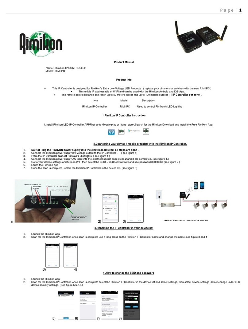 Rimikon RIM-IPC product manual