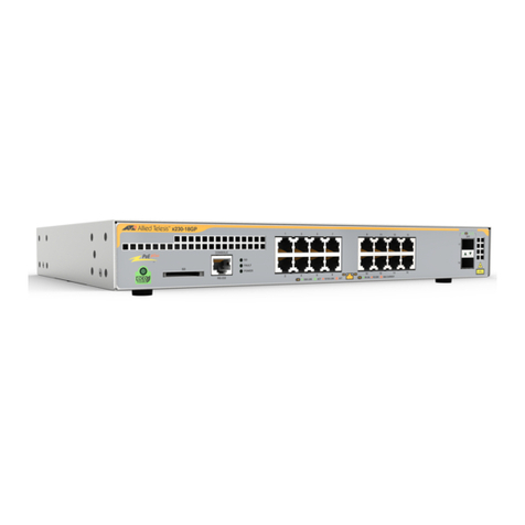 Allied Telesis x230-10GP Installation manual