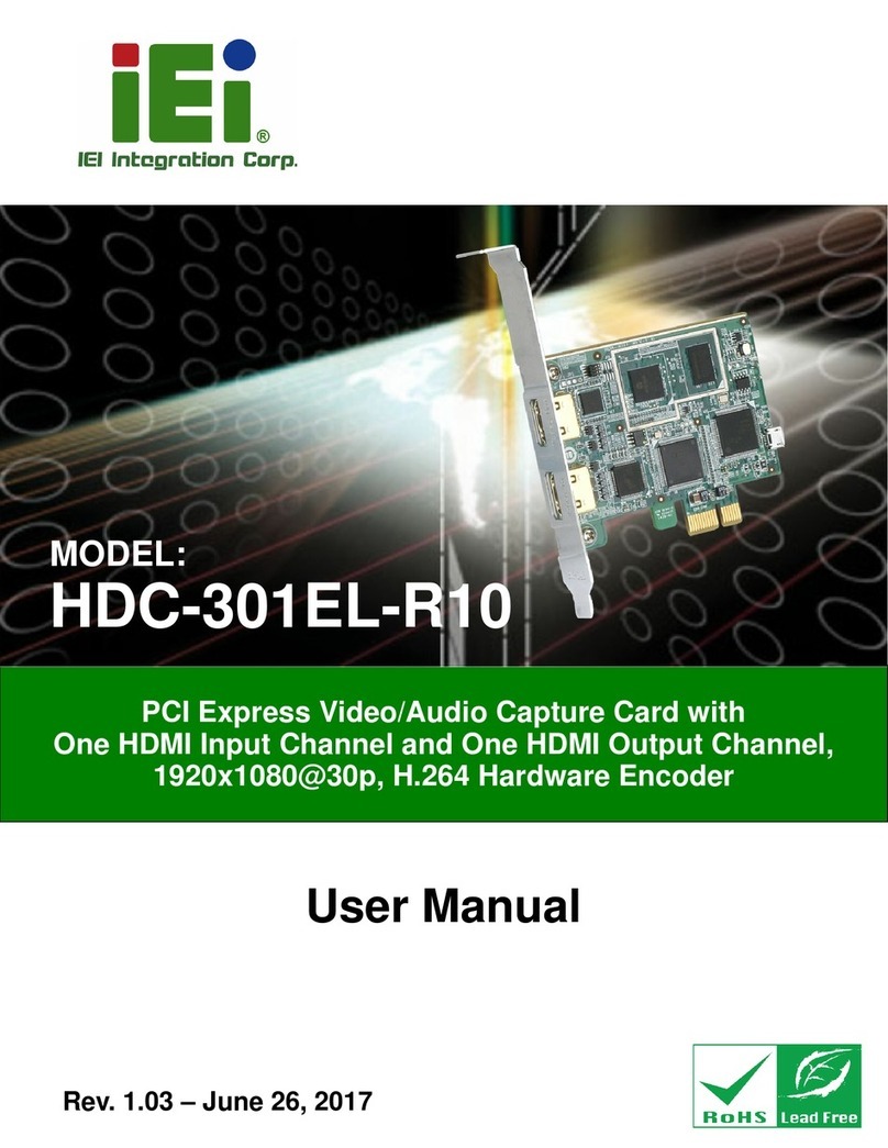 IEI Technology HDC-301EL-R10 User manual