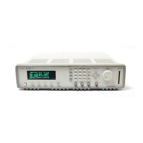 HP 81101A User manual