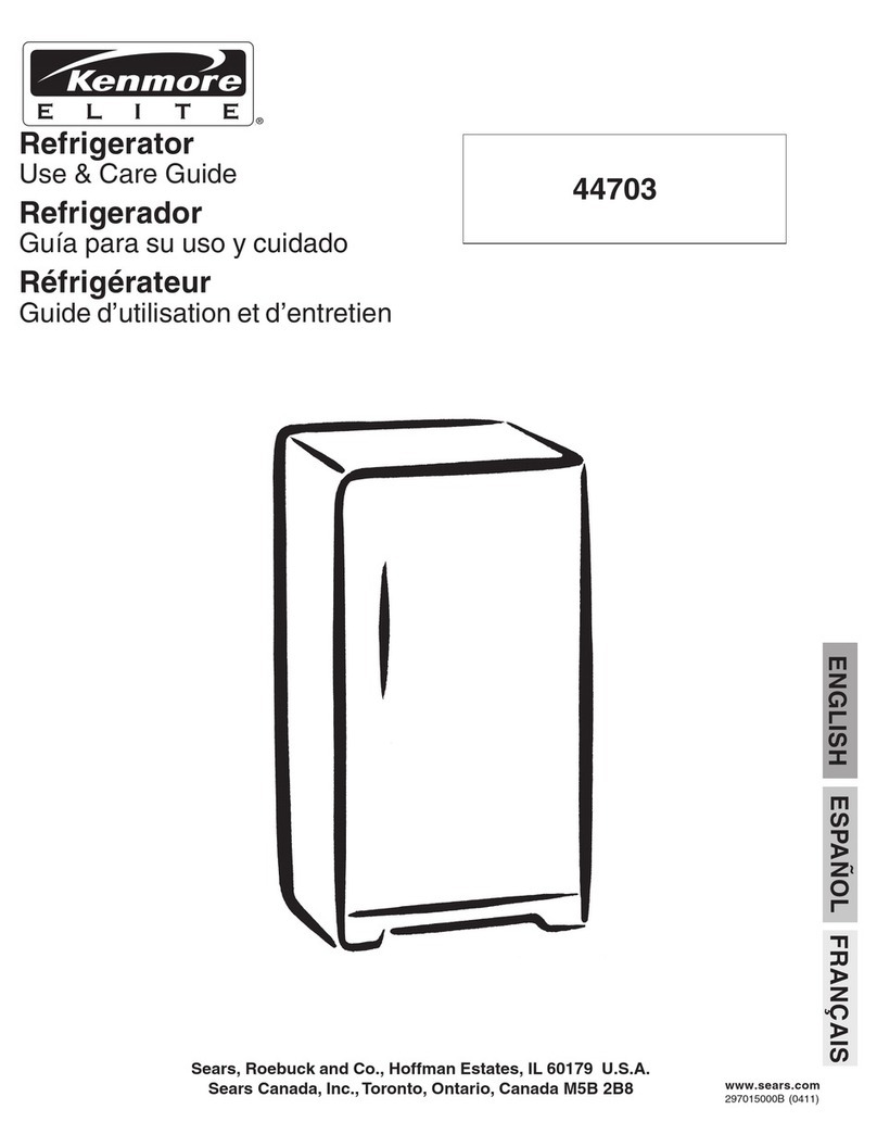 Kenmore 44703 Use & care guide