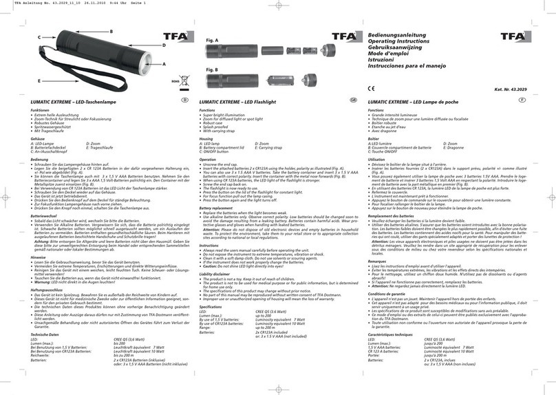 TFA LUMATIC EXTREME User manual